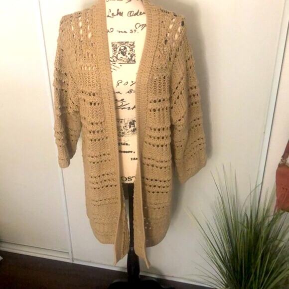 Massimo Dutti Cotton Cardigan Size Medium - Picture 2 of 6